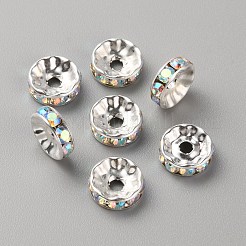 Glas-Strass-Abstandsperlen&nbsp;RB-TAC0006-01S-02