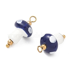 Pendentifs en porcelaine fait à la main&nbsp;STAS-Q119-28G-03