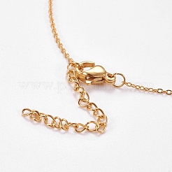 Colliers pendentifs en acier inoxydable 304&nbsp;NJEW-L155-18