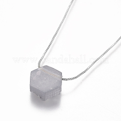 Collane ciondolo in ottone&nbsp;NJEW-I105-02P