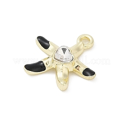 Ciondoli in strass smaltati in lega di placcatura a cremagliera&nbsp;PALLOY-R151-41G-04