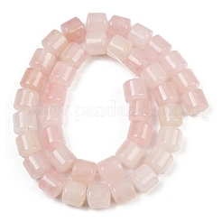 Natürlichen Rosenquarz Perlen Stränge&nbsp;G-G275-D09-10x10mm
