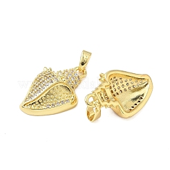 Pendentifs en laiton zircon cubique transparent&nbsp;KK-B139-06G