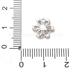 Dijes conectores de latón y rhinestone&nbsp;RB-CBAFDDC-01P