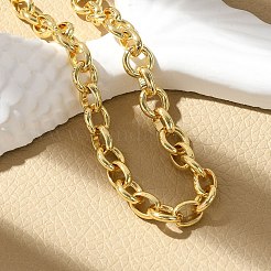 Messingring-Gliederkettenarmbänder für Frauen und Männer&nbsp;BJEW-K273-09G