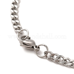 Colliers avec pendentif croix en acier inoxydable 304 anti-ternissement avec arbre de vie&nbsp;NJEW-M197-02P