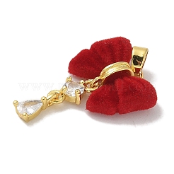 Pendentifs en laiton plaqué or véritable 18 carat&nbsp;KK-Q009-06G-02