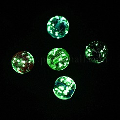 Perline luminose fatte a mano con sabbia dorata&nbsp;X-FOIL-B001-07