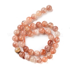 Natürliche sunstone Perlen Stränge&nbsp;G-P488-04B-01