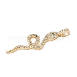 Pendentifs avec zircon cubiques à micro-pavés en laiton&nbsp;LS-KK-Q037-01B-G