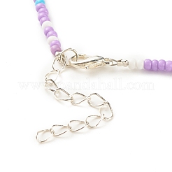 Collana di perline di semi di vetro&nbsp;NJEW-JN03825-03