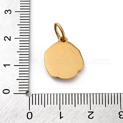 Ciondoli in acciaio inox smaltato 304&nbsp;STAS-M110-05G