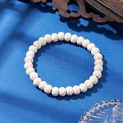 Runde Stretch-Armbänder aus natürlichen Lavasteinperlen für Damen&nbsp;BJEW-JB10974