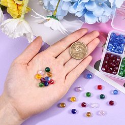 400 pièces 10 couleurs galvanoplastie perles de verre brins&nbsp;EGLA-SZ0001-12