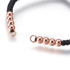 Fabbricazione di braccialetti di perline intrecciati con corde di nylon&nbsp;BJEW-F360-FRG08