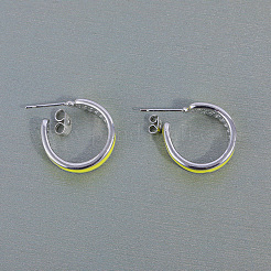 C-förmige Ohrstecker aus Messing&nbsp;WZ1638