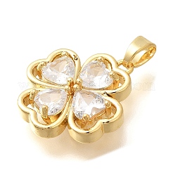 Ottone micro spianare pendenti zirconi&nbsp;LS-ZIRC-D275-01G-01
