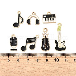 14 stücke 7 stile musik thema legierung emaille anhänger&nbsp;FIND-FP0002-97