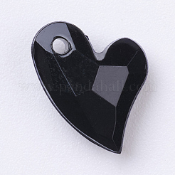 Breloques acryliques opaques&nbsp;X-MACR-G055-11mm-01