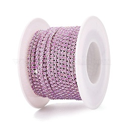 Cadenas de tenis de imitación de perlas de hierro y plástico ABS&nbsp;CH-Q006-01A-06