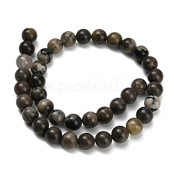 Stränge aus natürlichen vulkanischen Achatperlen&nbsp;G-G305-A01-10mm