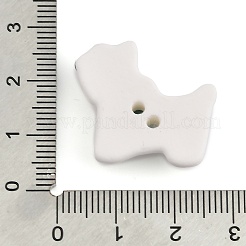 Keramikknöpfe mit Hund&nbsp;BUTT-I018-01E-02