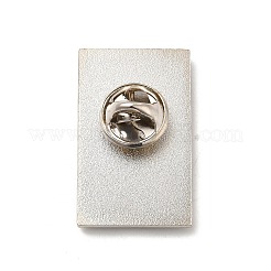 Teschio con spilla in lega di fiori per abiti da zaino&nbsp;JEWB-G020-01P