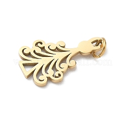 Pendentifs en acier inoxydable 304 sur le thème de Noël&nbsp;LS-STAS-Z164-02G-01