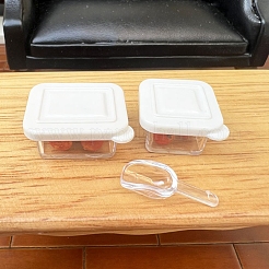 Lunchbox & Löffel Plastik Mini Modellbausatz&nbsp;PW-WGC9A7F-01