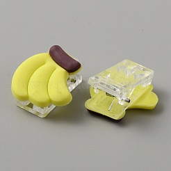 Niedliche Clips aus Silikon und Kunststoff&nbsp;AJEW-WH0248-373E