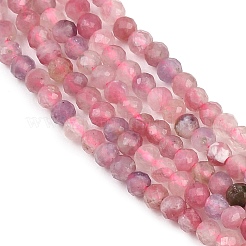 Natürliche rosa Turmalin Perlen Stränge&nbsp;G-N342-33C-01