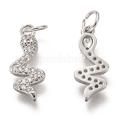 Messing micro pave klare zirkonia anhänger&nbsp;ZIRC-C020-37P