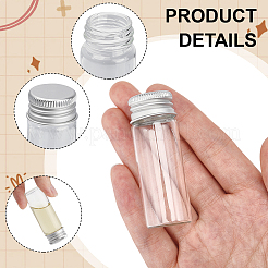50 Stück Glasflaschen Perlenbehälter&nbsp;CON-DR0001-06C
