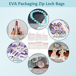 24 sachet refermable transparent en EVA avec anneaux&nbsp;ABAG-TAC0001-32