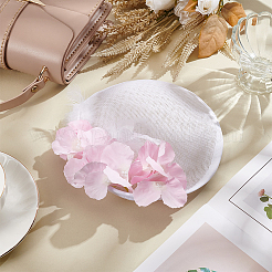 Mini-Hut-Fascinator-Basis aus Leinenstoff&nbsp;AJEW-WH0472-53A
