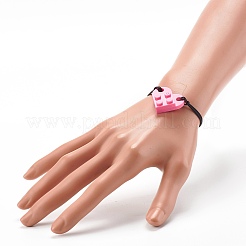 Blocs de construction en résine bracelets à maillons&nbsp;BJEW-JB06339-05