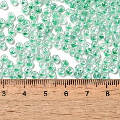 Perline rotonde in vetro trasparente&nbsp;SEED-B001-05A-11