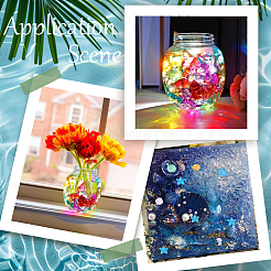 150 g de perles en plastique transparentes de formes mixtes&nbsp;FIND-SC0011-72