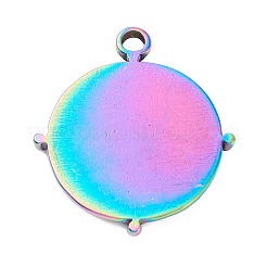 Pendentifs cabochons en acier inoxydable 304 plaqués sous vide PVD&nbsp;STAS-P288-22M
