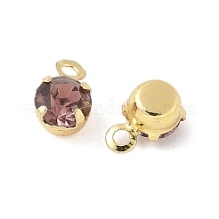 Messing Glas Anhänger / charms&nbsp;KK-C097-08G-03