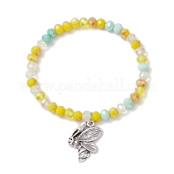 5 pz braccialetti con ciondoli a forma di api in lega&nbsp;BJEW-JB11729