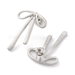 Orecchini a bottone in acciaio inossidabile 304 anti-ossidazione per donna&nbsp;EJEW-N054-19P