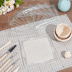 8 transparentes Rollrahmen-Set aus Acryl-Ton&nbsp;DIY-BC0016-51