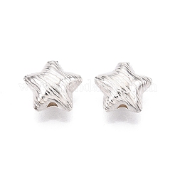 Strukturierte 925 Sterling Silber Perlen&nbsp;STER-T007-81S-A