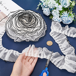 7.5 Yard Polyester-Chiffon mit Rüschenbesatz&nbsp;OCOR-FG0001-61