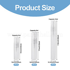 6 flacon vaporisateur de parfum en plastique PP&nbsp;MRMJ-TADJ0001-002