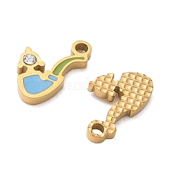 Pendentifs en acier inoxydable 304 émaillés&nbsp;SA-CBA7876-24G