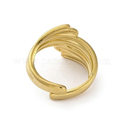 Offene Manschettenringe aus 304 Edelstahl für Damen&nbsp;LS-RJEW-K258-10G