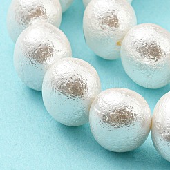 Natürliche Falten-Muschelperlenstränge&nbsp;SHEL-F008-02