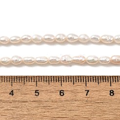 Brins de perles de culture d'eau douce naturelles&nbsp;PEAR-I007-01L-01A